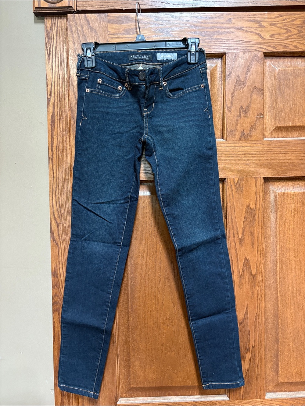 Aeropostale Women's Dark Indigo Skinny Jeans Size 0